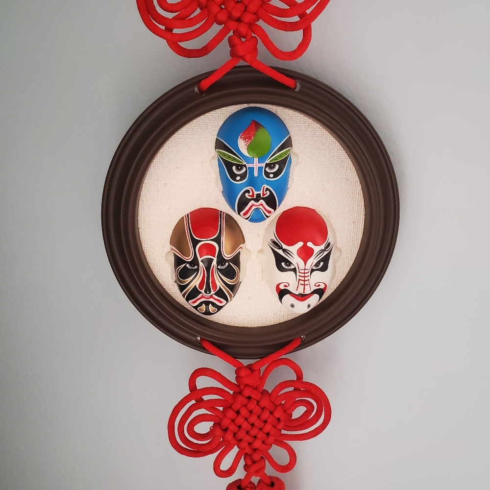 Chinese Face Painting Wall Hanging Art